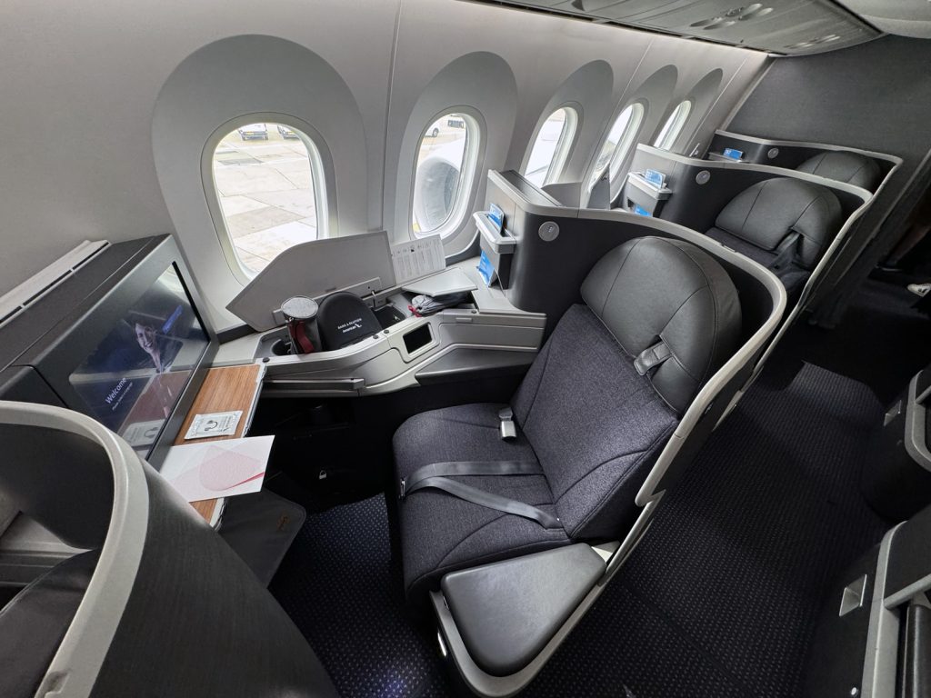 Seat 6L on a Boeing 787-9 American Airlines flight