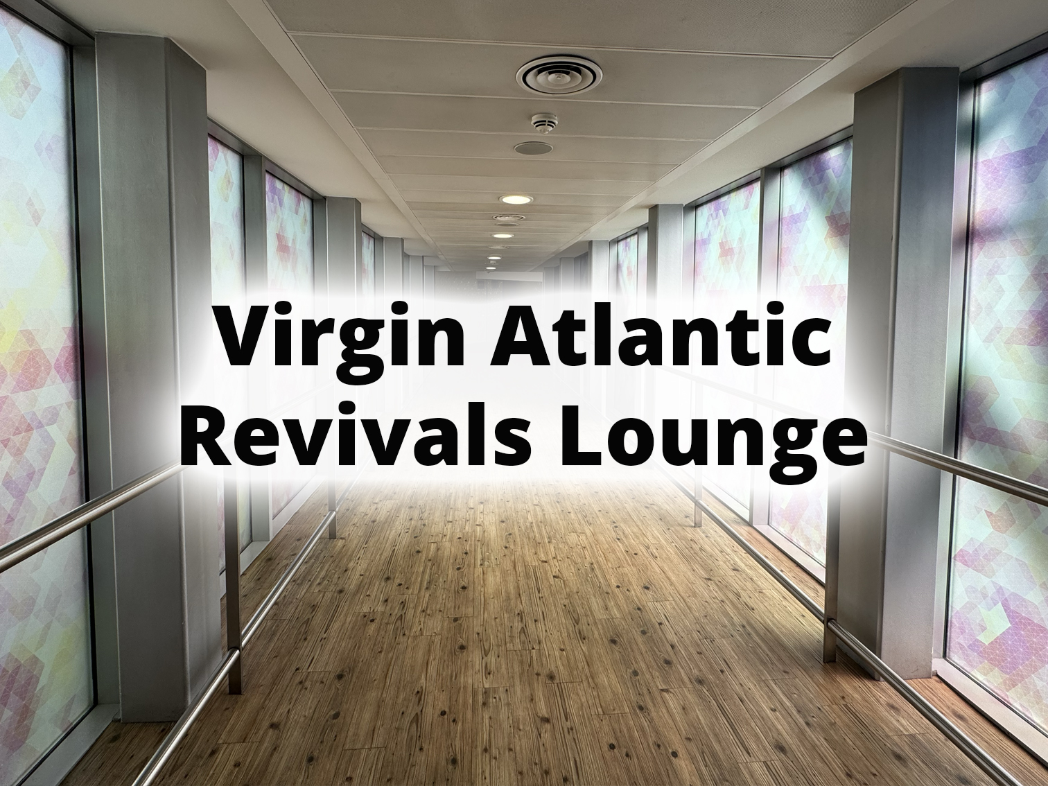 Virgin Atlantic Revivals Arrivals Lounge in London