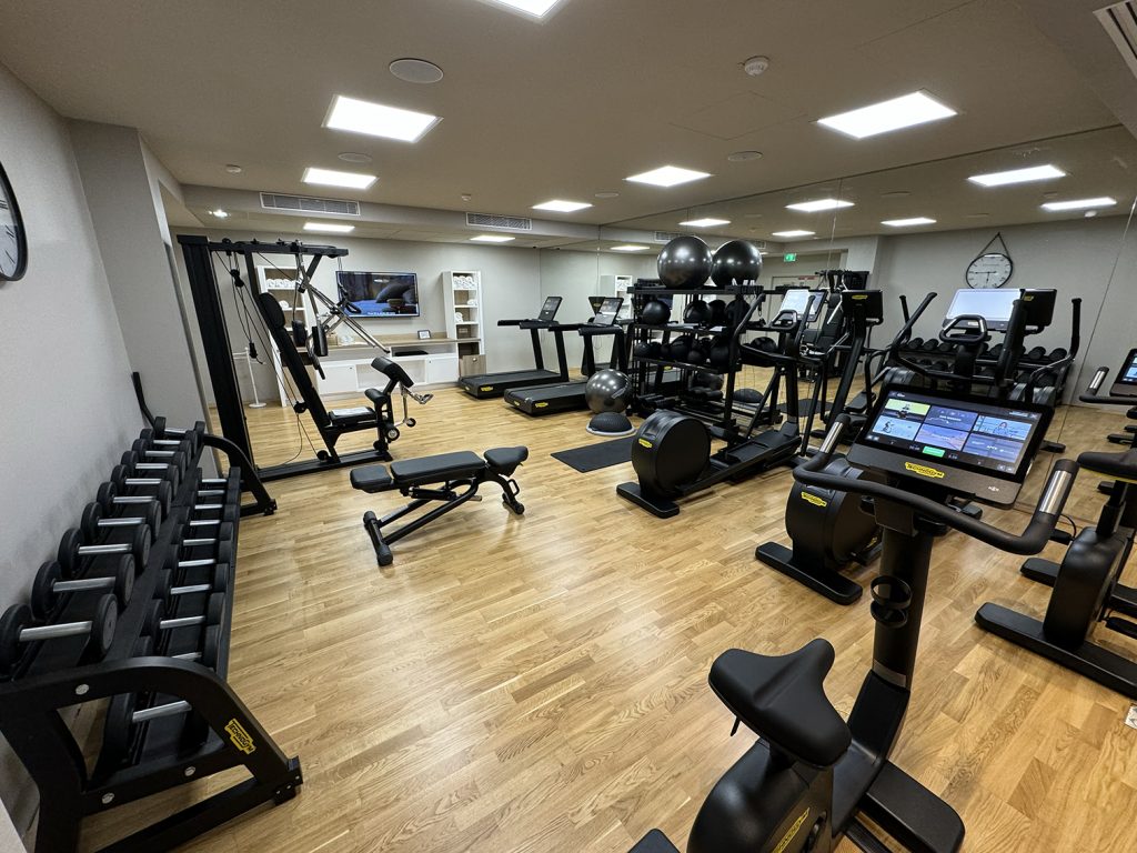 Gym at Hilton Garden Inn Paris La Villette