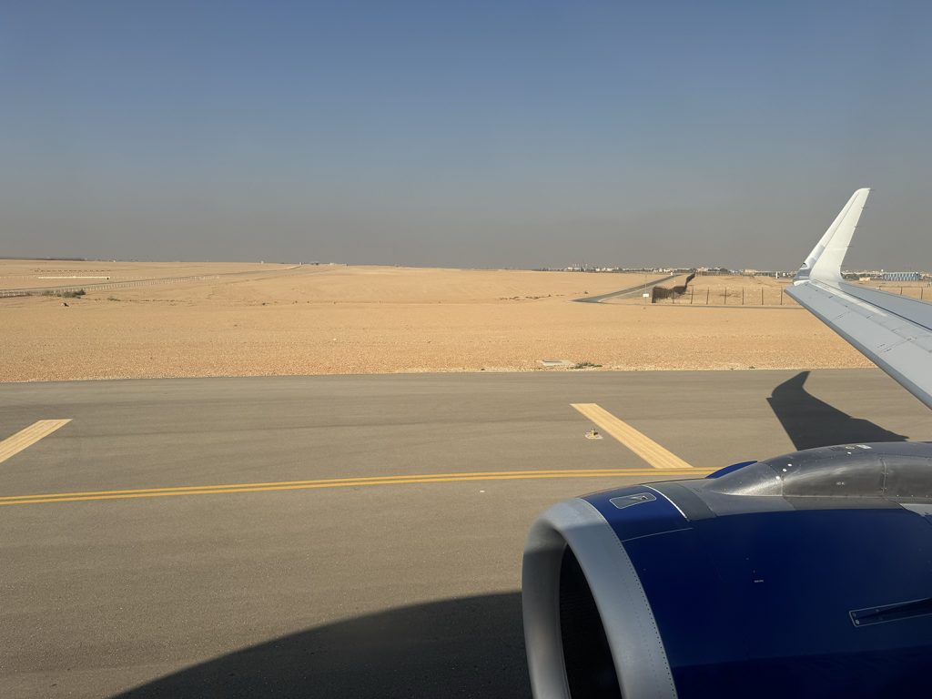 British Airways departing from Cairo