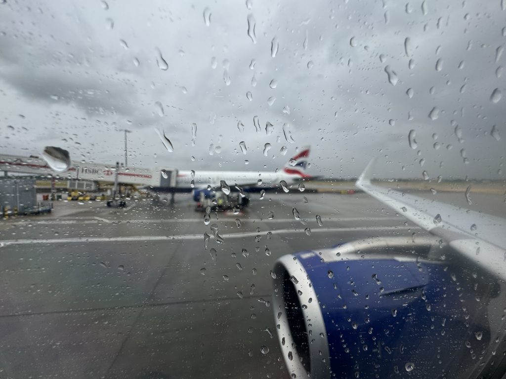 British Airways arrival gate in London