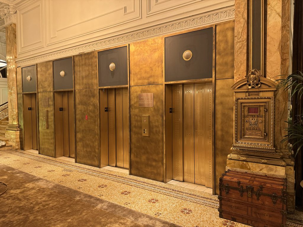 The Bellevue Hotel elevators