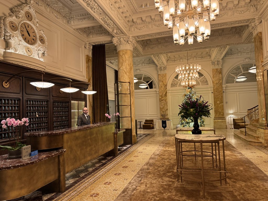 The Bellevue Hotel lobby