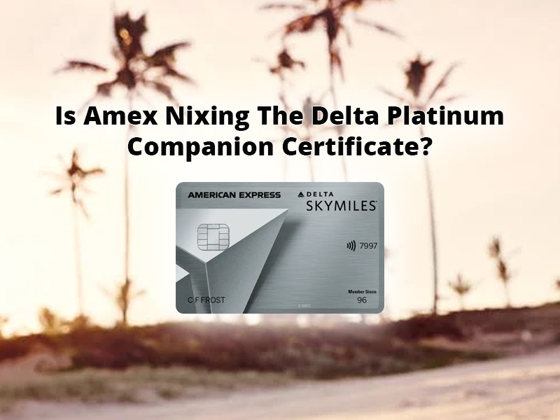 Delta Platinum Companion Certificate Removed