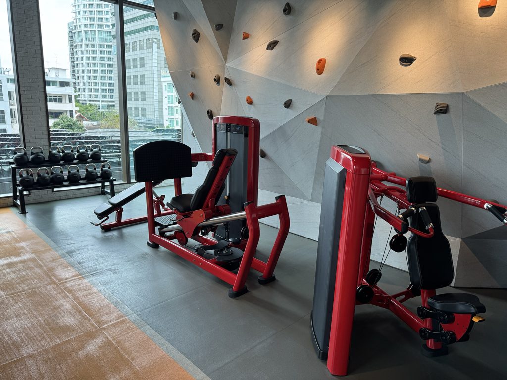 Kimpton Maa-Lai Bangkok gym rock wall